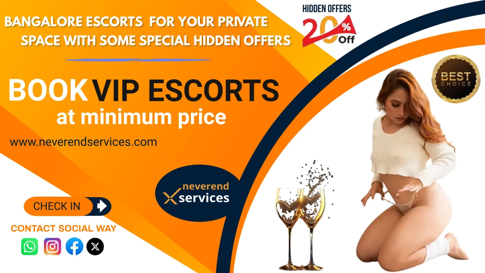 Book special VIP escorts with a surprising hidden offer